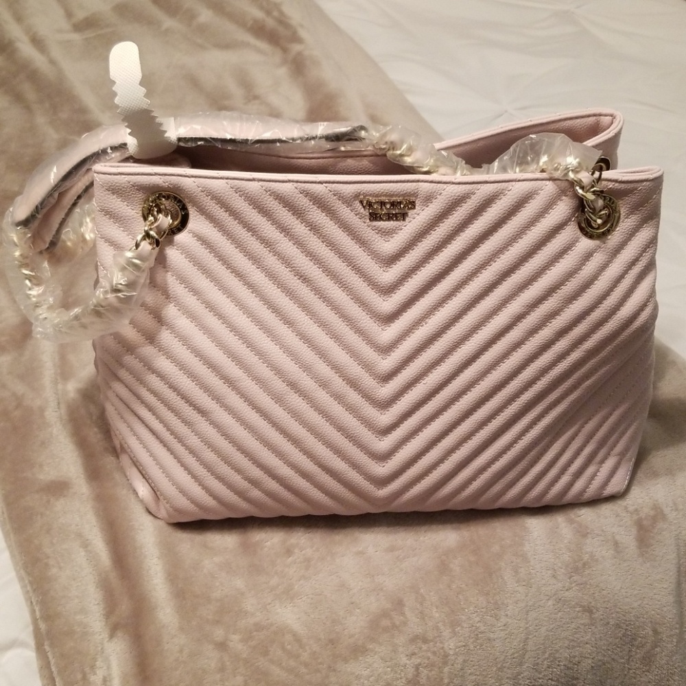 Victoria's Secret Quilted Leather Handbag